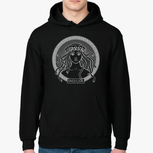 Толстовка худи с принтом Горгона Медуза