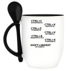 Кружка с ложкой