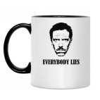 Кружка двухцветная