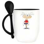 Кружка с ложкой