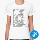 Женская спортивная футболка