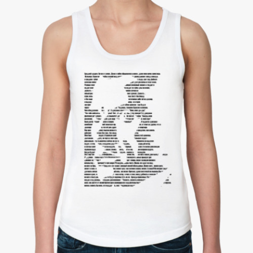 Женская майка с принтом маяковский