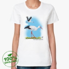 Женская футболка органик