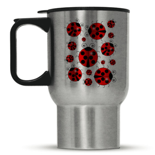 Кружка-термос с принтом Лето