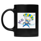 Кружка цветная UV-DTF