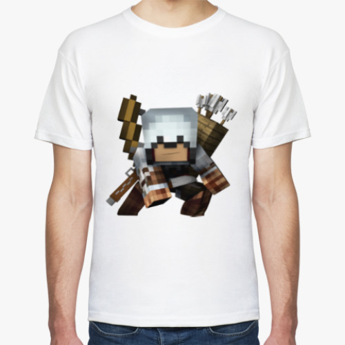 Футболка с принтом Minecraft: Ассасин