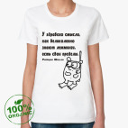 Женская футболка органик