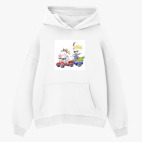 Толстовка худи оверсайз