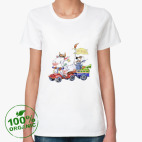 Женская футболка органик