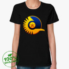 Женская футболка органик