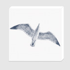 Море винтаж чайка