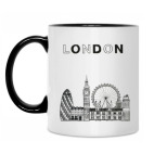 Кружка двухцветная