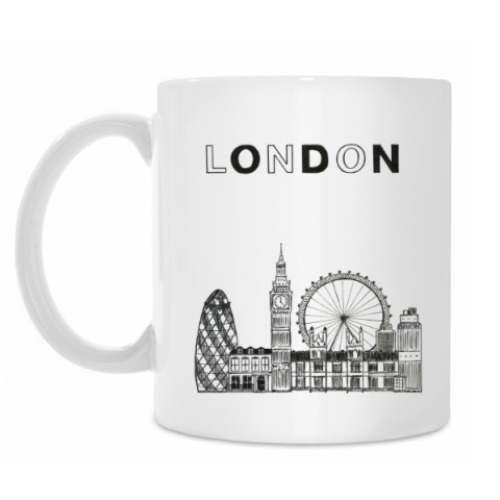 Кружка с принтом London