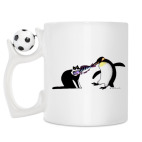 Кружка с футбольным мячиком
