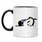 Кружка двухцветная