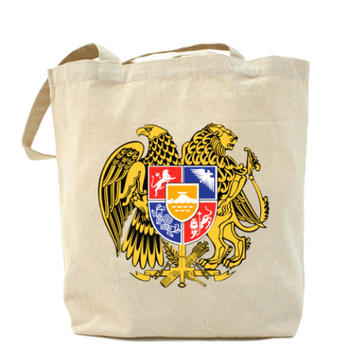 Сумка шоппер с принтом Герб Армении