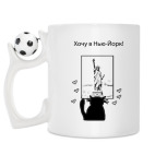 Кружка с футбольным мячиком