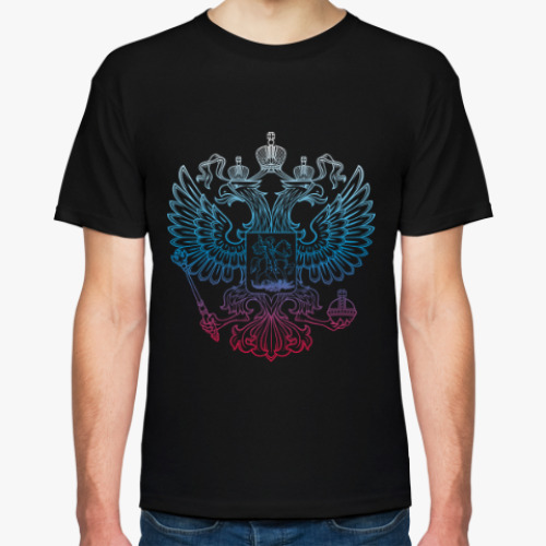 Футболка с принтом Герб России