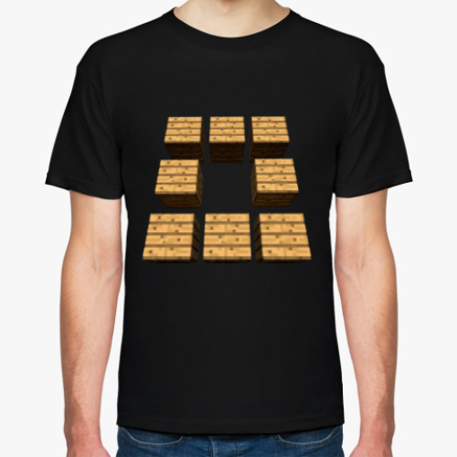 Футболка с принтом MineCraft - Верстак