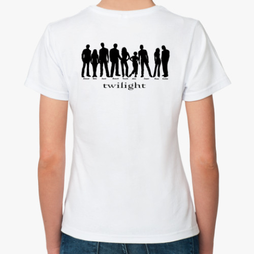 Классическая футболка с принтом team Jacob