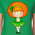 Рыжая ирландская девочка