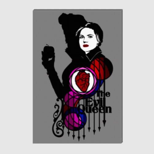Холст с принтом The Evil Queen