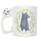 Кружка с футбольным мячиком