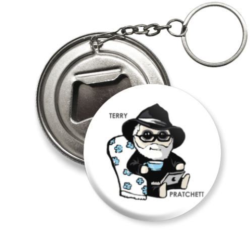 Брелок-открывашка с принтом Terry Pratchett (  Discworld )