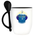 Кружка с ложкой