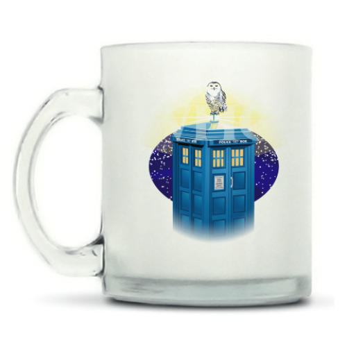 Кружка матовая с принтом Doctor Who