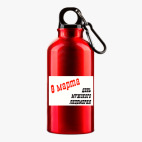 Металлическая бутылка 400 мл UV-DTF