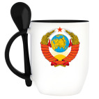 Кружка с ложкой