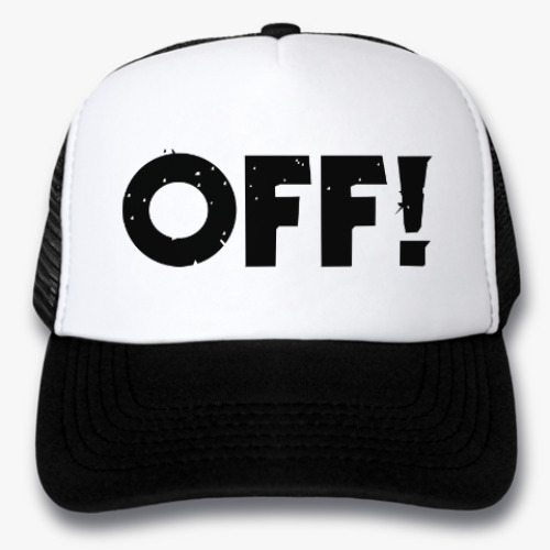 Кепка-тракер с принтом OFF!