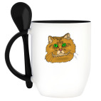 Кружка с ложкой