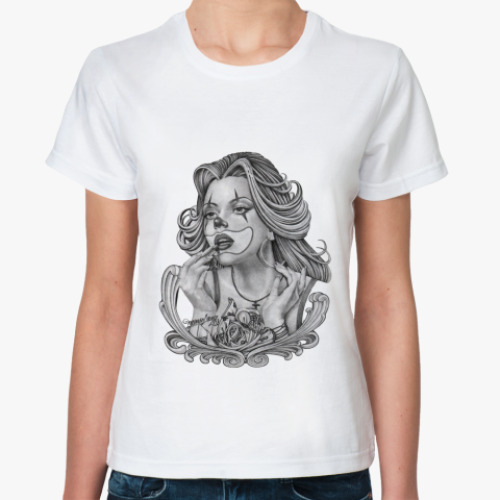Классическая футболка с принтом Chicano Girl