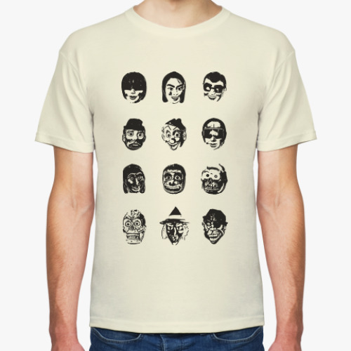 Футболка с принтом Маски-черепа