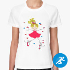 Женская спортивная футболка