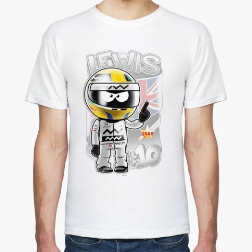 Футболка с принтом Льюис #10 '13