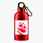 Металлическая бутылка 400 мл UV-DTF