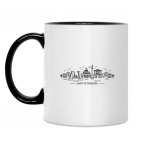 Кружка двухцветная