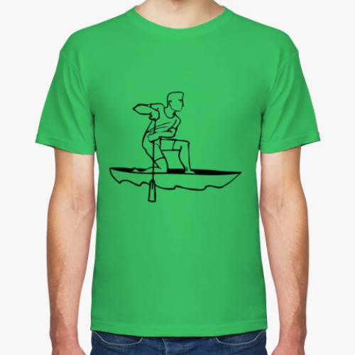 Футболка с принтом Каноэ