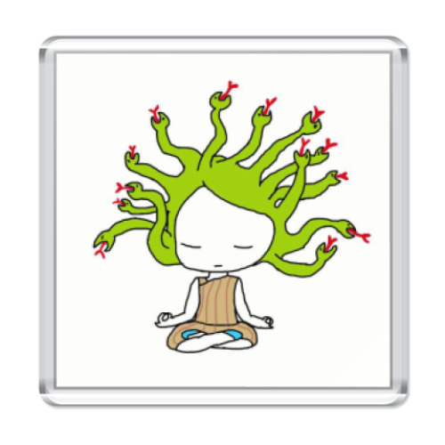 Магнит с принтом Маленькая Горгона