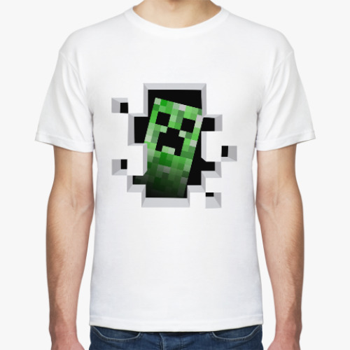 Футболка с принтом Creeper