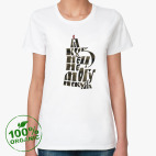 Женская футболка органик