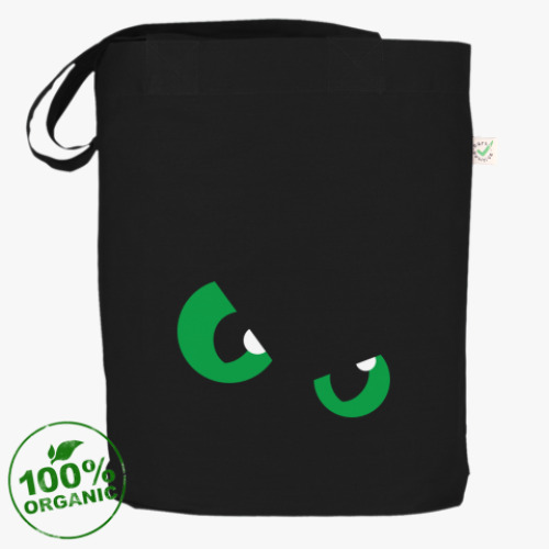 Сумка шоппер с принтом Глаза