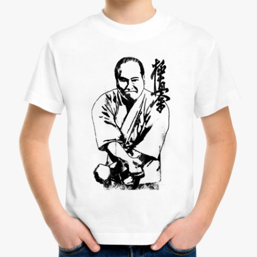 Детская футболка с принтом  Масутатсу Ояма
