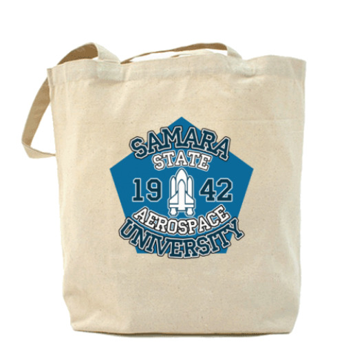 Сумка шоппер с принтом СГАУ - Самарский Государственный Аэрокосмический