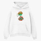 Толстовка худи оверсайз