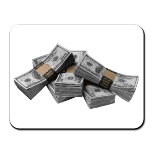Коврик для мыши с принтом  деньги
