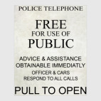 Табличка TARDIS Doctor Who